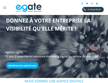 Tablet Screenshot of egate-solutionsemarketing.com